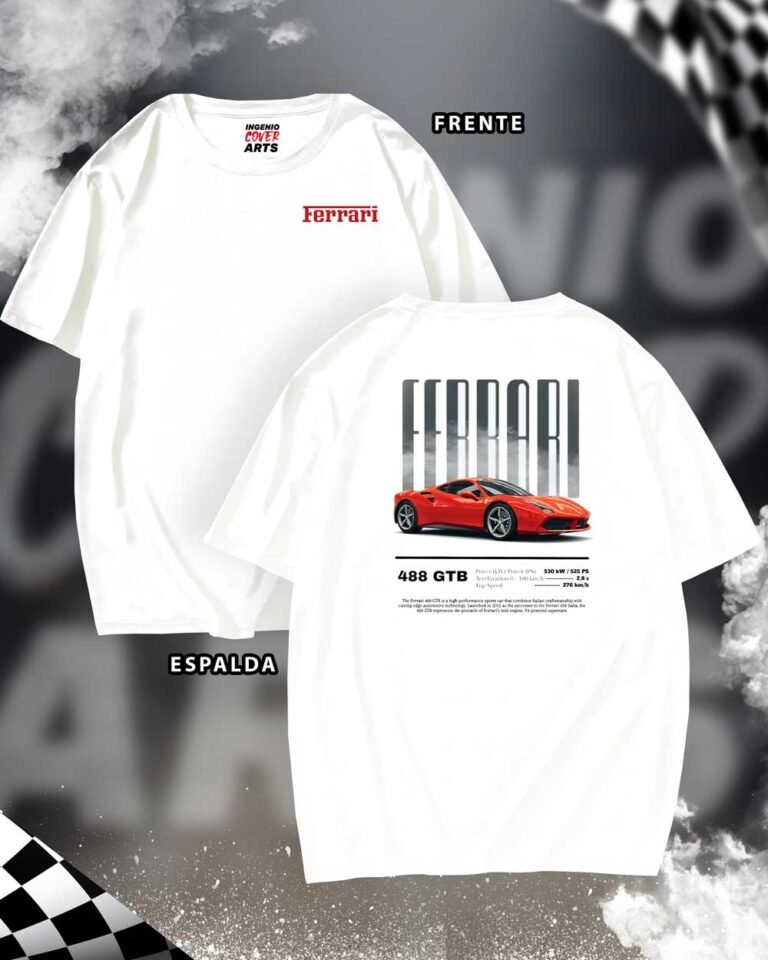 Tshirt ferrari-01 FERRARI 488 GTB 768x960