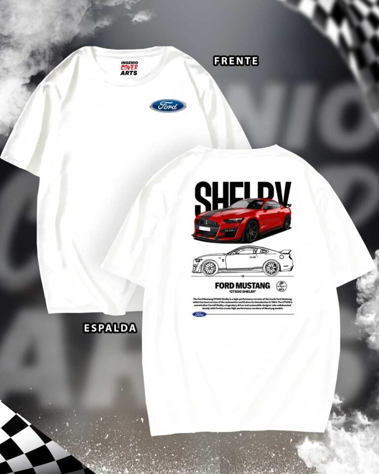 Tshirt ford-05 FORD GT500 SHELBY 01 768x960