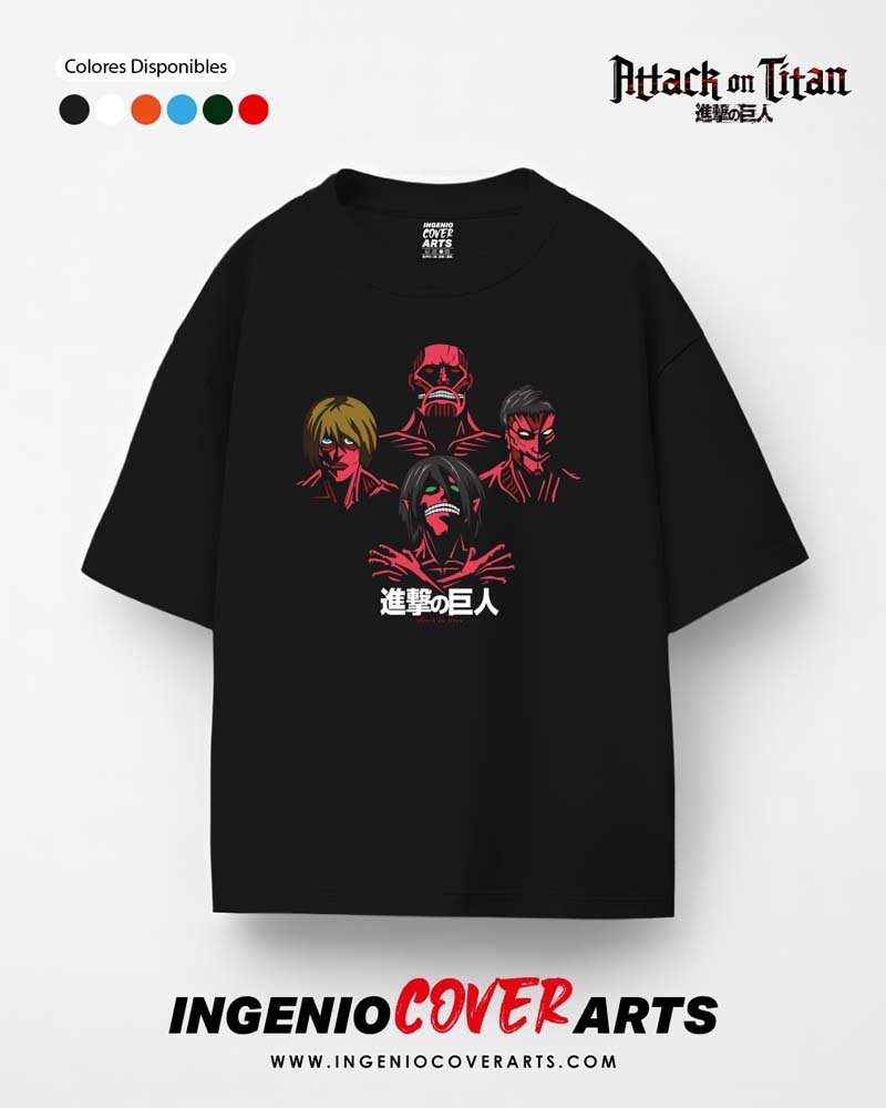 Tshirt Ataque a los titanes 013 150 the titans