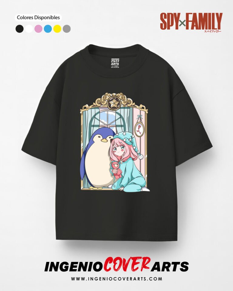Tshirt Spy Family 003 anya en pijama full