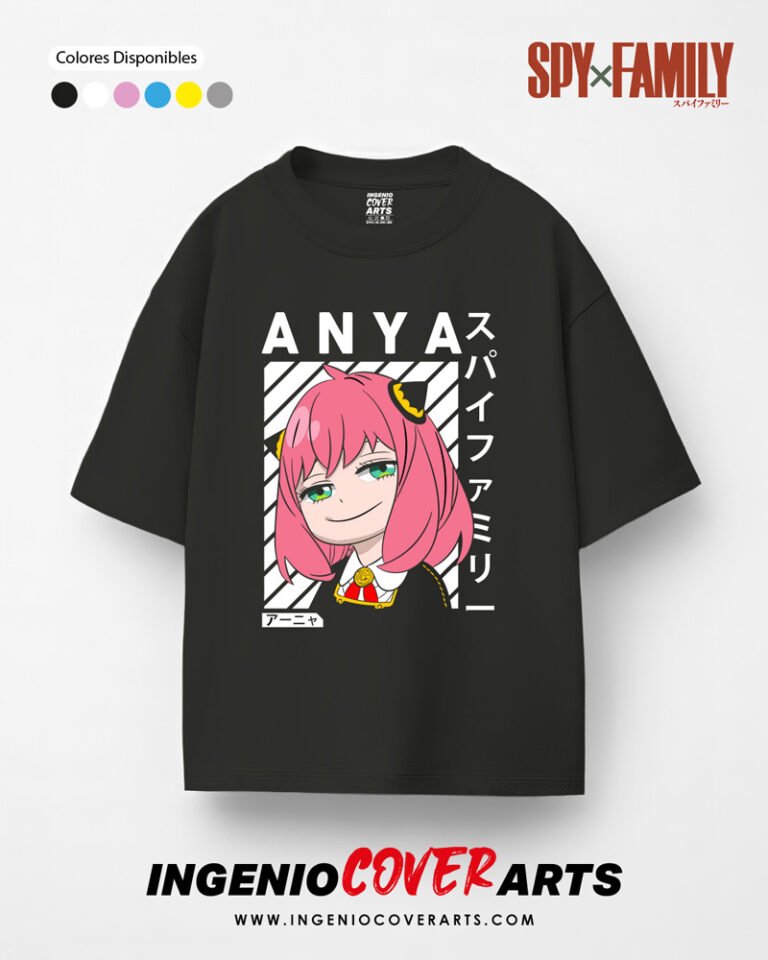 Tshirt Spy Family 001 anya 2