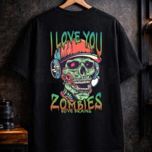 i love you like zombies love brains