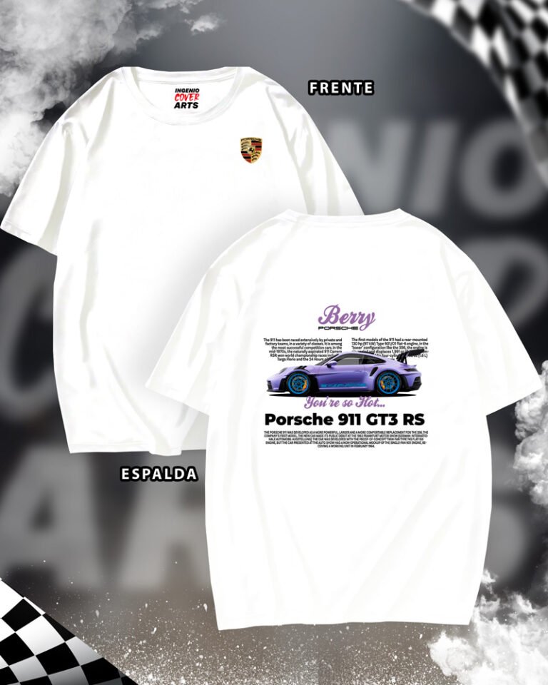 Tshirt Porsche 028 porsche berry purple