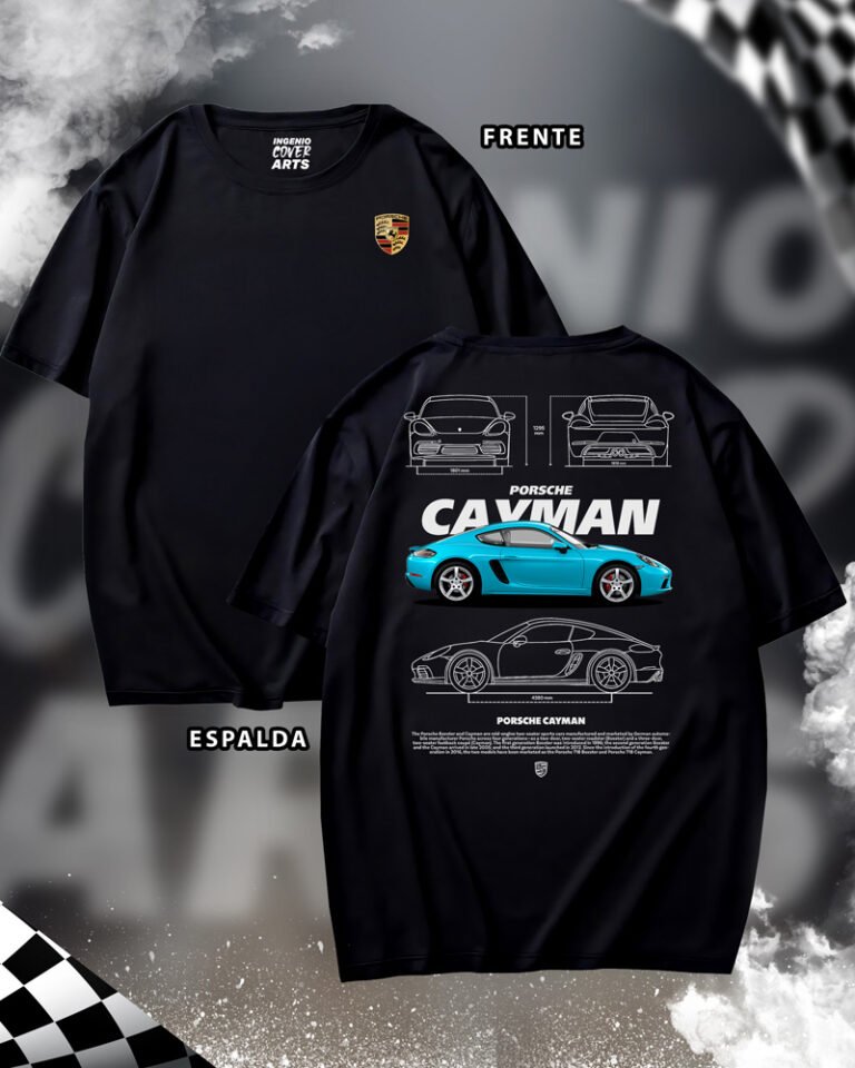 Tshirt Porsche 031 porsche cayman blue n