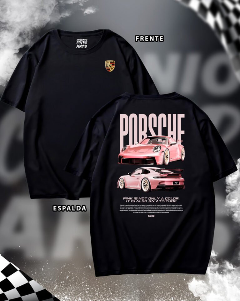 Tshirt Porsche 033 porsche pink pig