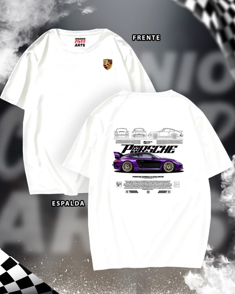 Tshirt Porsche 034 porsche turbo geballa avalanche