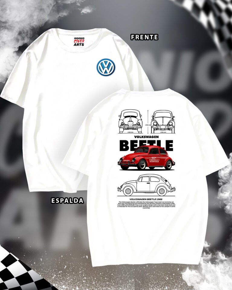 Tshirt Volkswagen 002 volkswagen beetle 1966 b