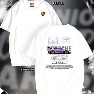 porsche 911 gt3 rs violeta camisa blanca