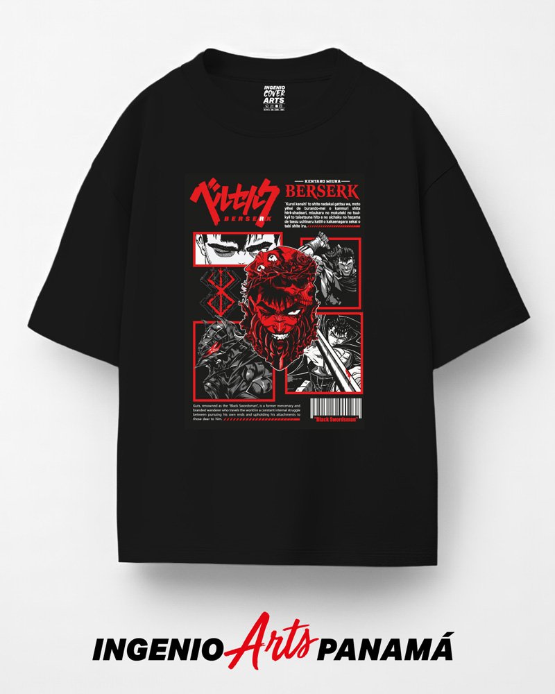 T-shirt Berserk 004 diseño (1)