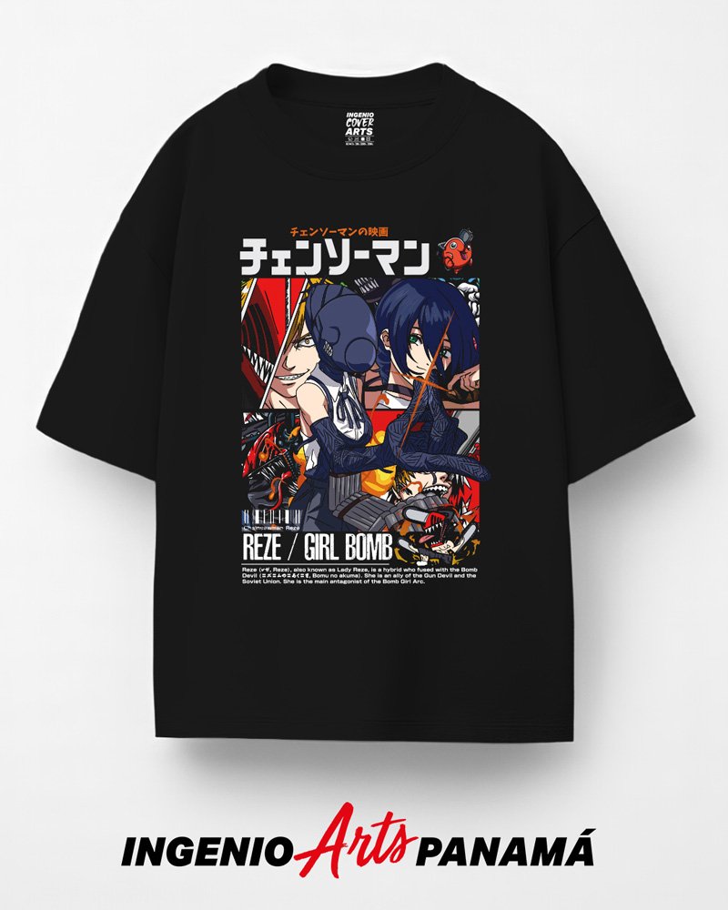 T-shirt Chainsaw Man 042 reze