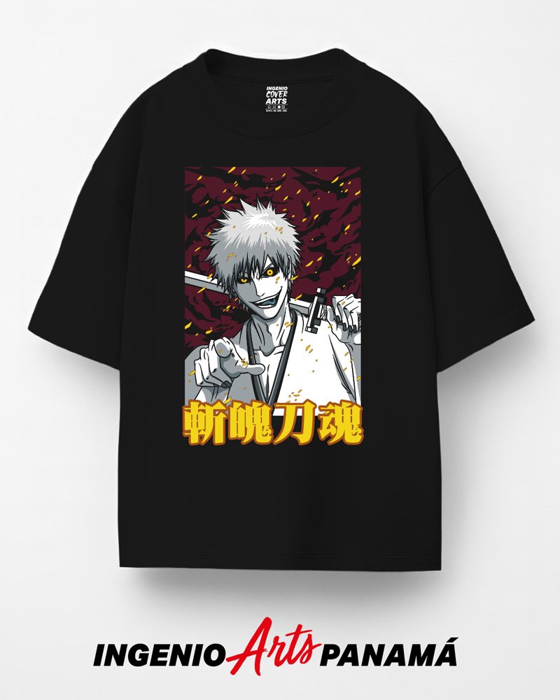 T-shirt Bleach 20 zangetsu spirit full