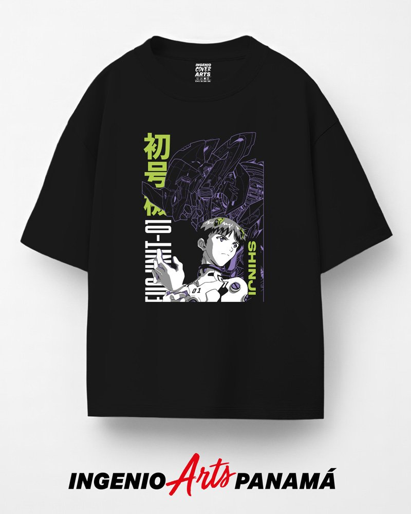 T-shirt Evangelion 012 shinji v1 4 colores