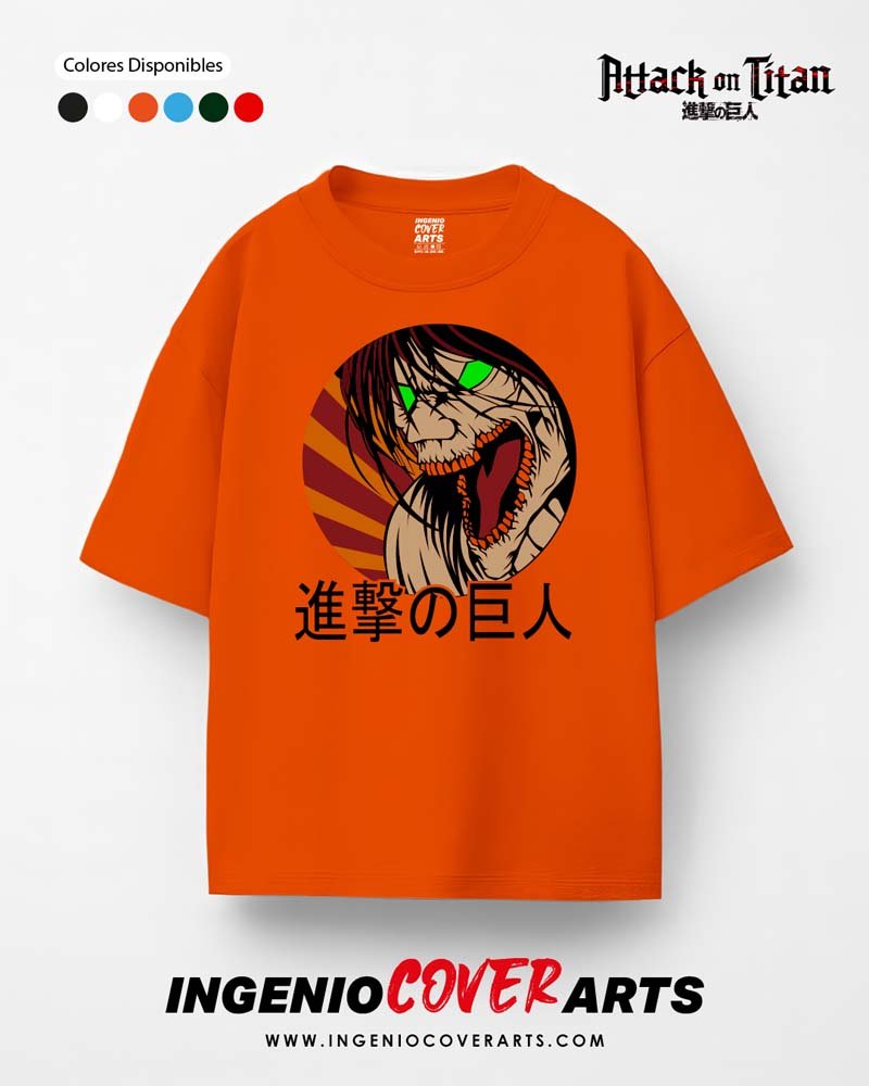 Tshirt Ataque a los titanes 022 anime v4 30
