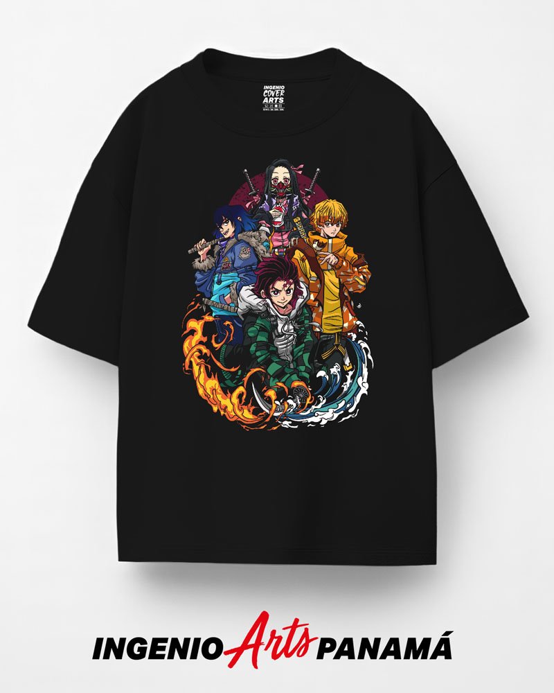 T-shirt Demon Slayer 075 demon slayer sueter