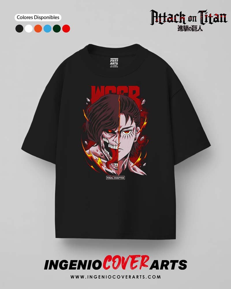 Tshirt Ataque a los titanes 035 shingeki titane