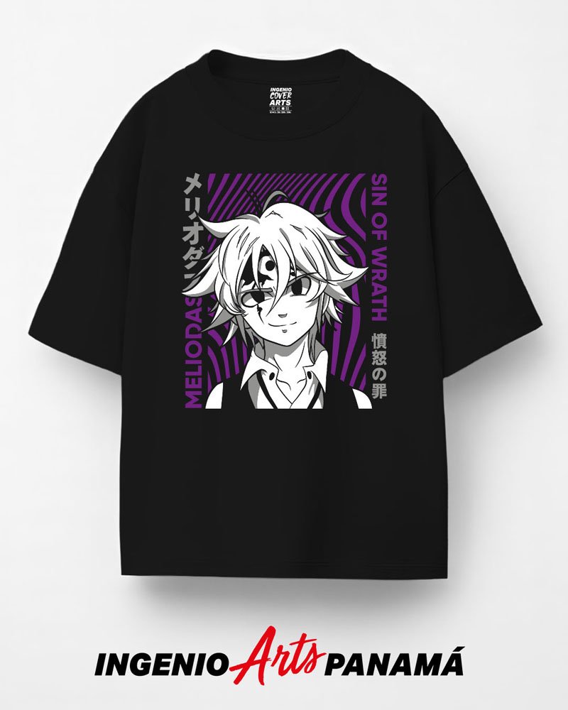 Tshirt Nanatsu no Taizai 019 meliodas v2 3 colores