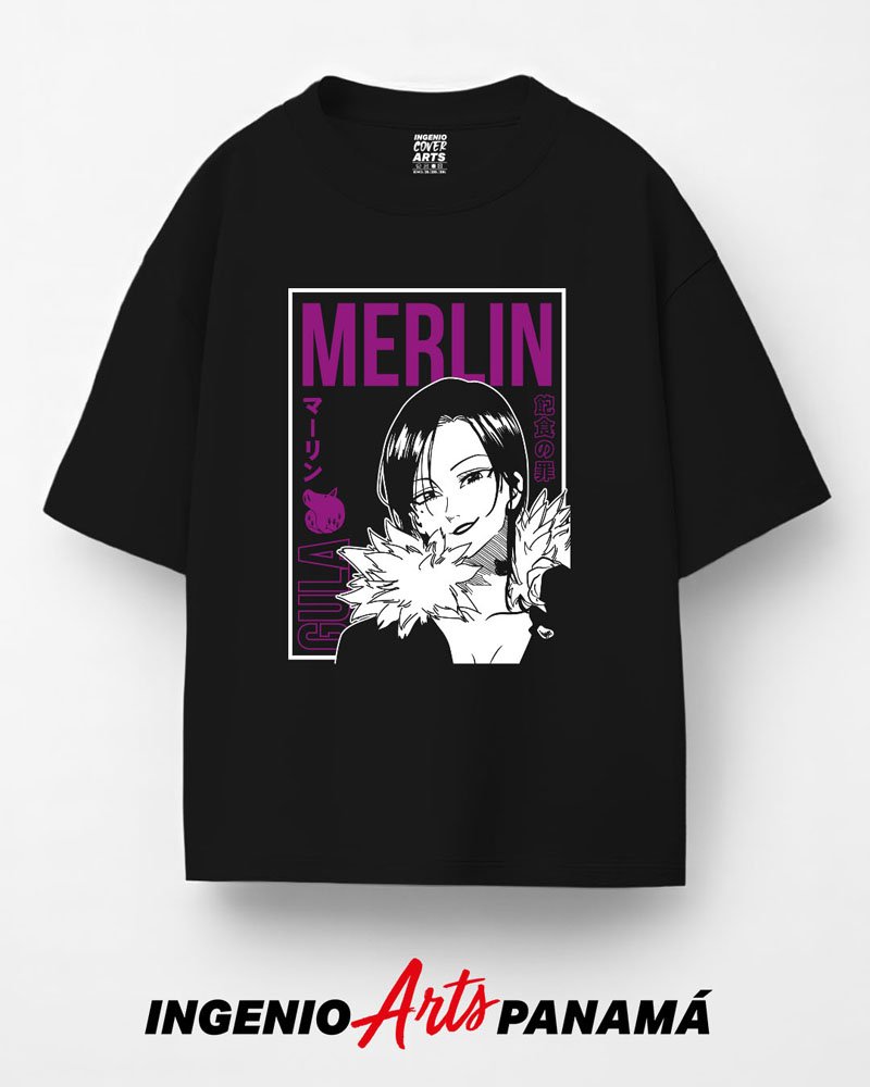 Tshirt Nanatsu no Taizai 023 merlin 2 colores