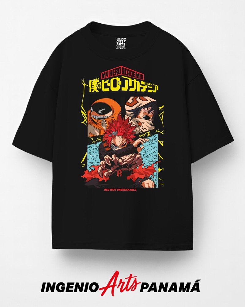 T-shirt My Hero Academia 031 my hero academia red riot